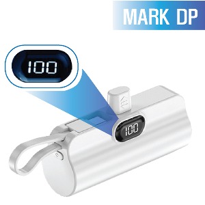 마크DP LED 도킹형 보조배터리-5000mAh (2개 동시충전)